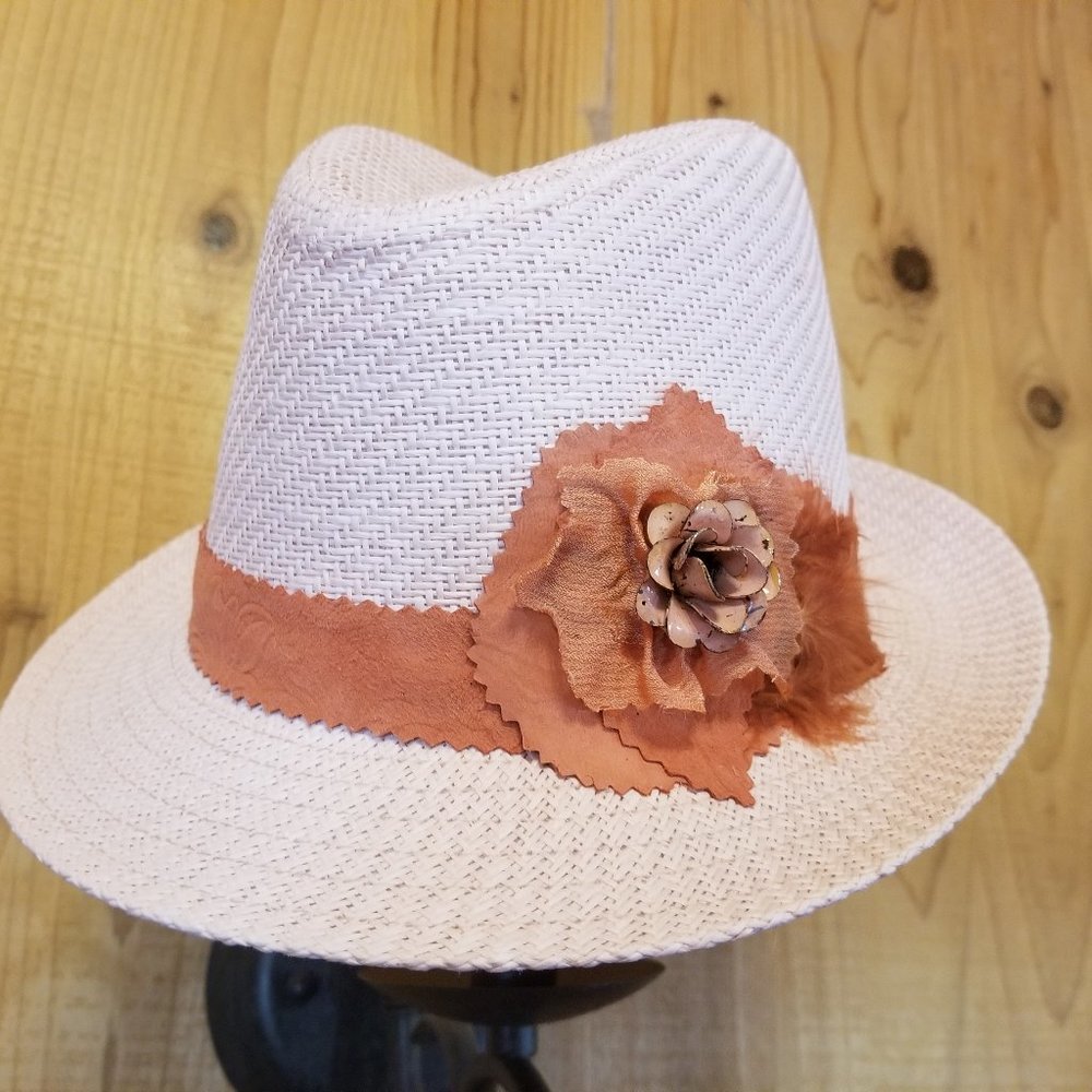 ORANGE PEACH FEDORA